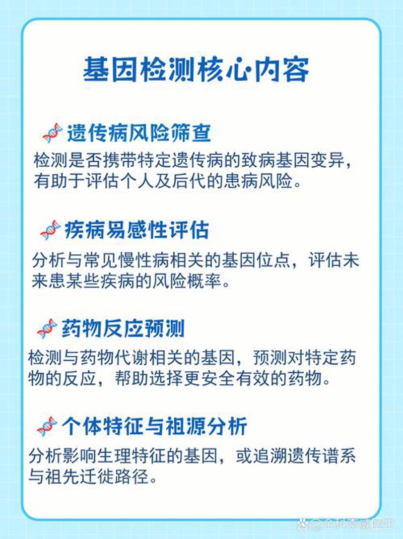 基因检测：解锁健康钥匙的新篇章